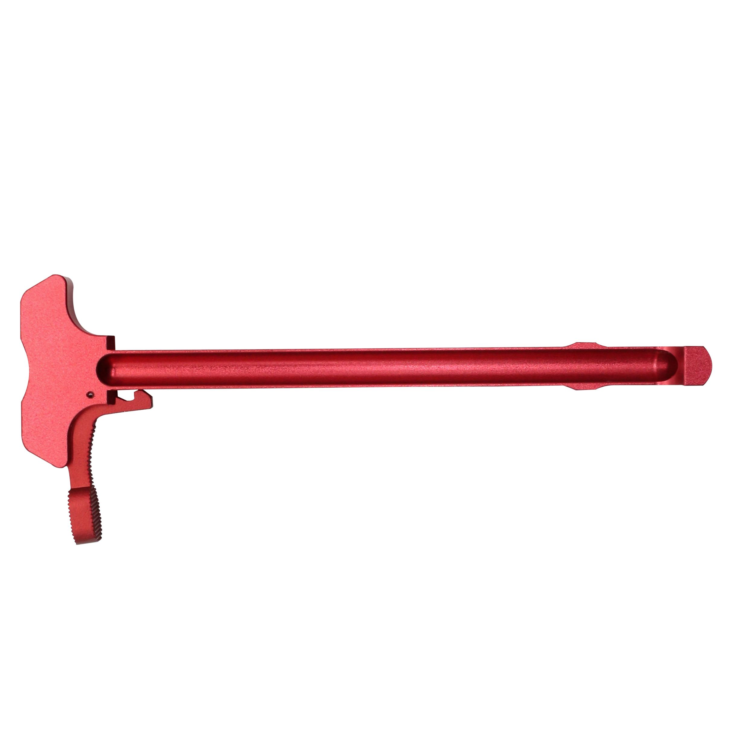 AR15 Battle Hammer Charging Handle Assembly w/ Oversized Latch Red